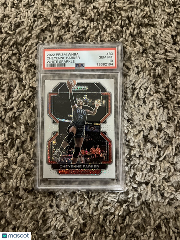 Cheyenne Parker White Sparkle Psa 10, WNBA 22