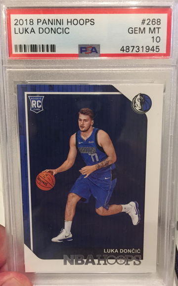 2018/19 Luka Doncic NBA Hoops Rookie PSA 10