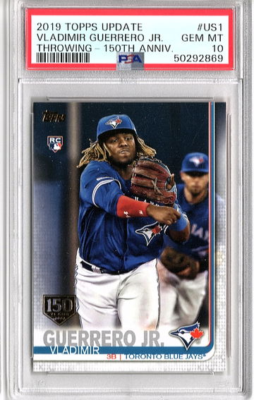 2019 Topps Update Vladimir Guerrero Jr. 150th Anniversary PSA 10