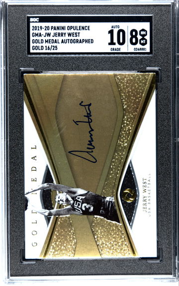 2019-20 Panini Opulence GMA-JW Jerry West
