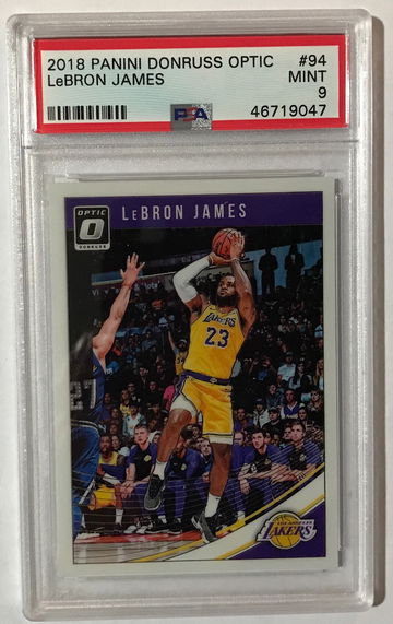 2018 Optic Lebron James PSA 9
