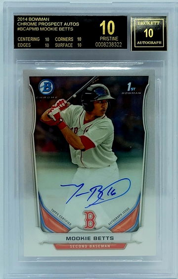2014 Bowman Chrome Mookie Betts