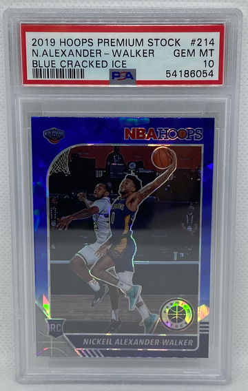 Nicke Alexander-Walker 2019-20 NBA Hoops Premium Basketball Rookie Card PSA 10
