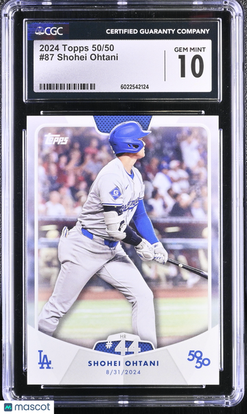 2024 Topps 50/50 Shohei Ohtani #87 CGC 10