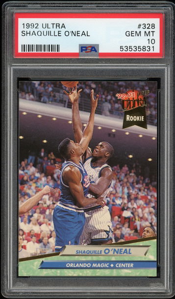 1992 Ultra #328 Shaquille O'Neal PSA 10