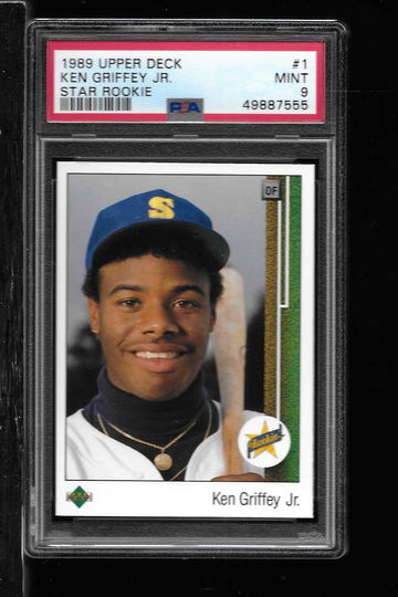 1989 UPPER DECK KEN GRIFFEY JR PSA 9