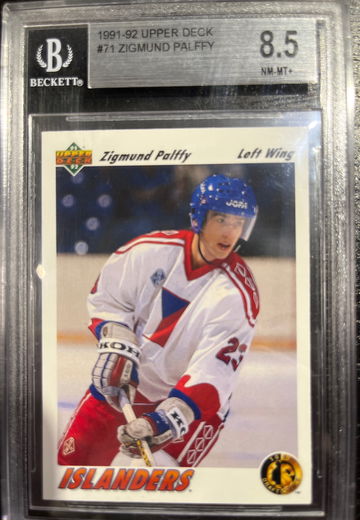 1991 Zigmund Palffy rookie bgs8.5