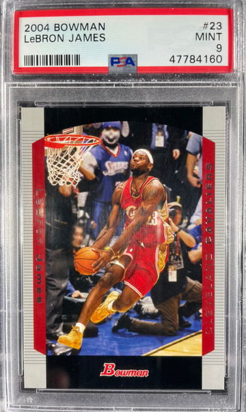 2004 Bowman Lebron James #23 PSA 9