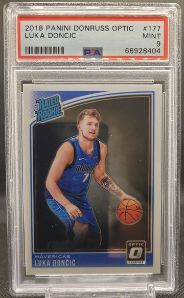 2018-19 Donruss Optic Luka Doncic #177 RC Rookie PSA 9