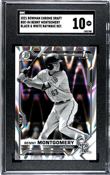2021 Bowman Draft Raywave Benny Montgomery