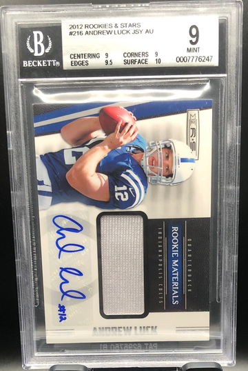 Andrew Luck - Rookies & Stars Patch Auto /499