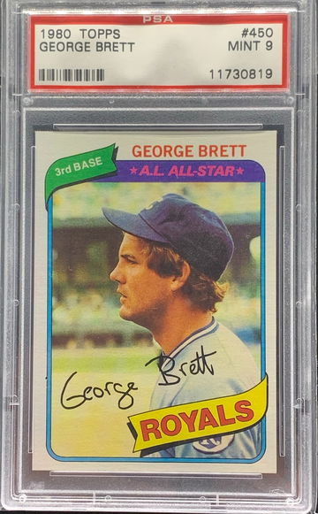 1980 Topps George Brett PSA 9