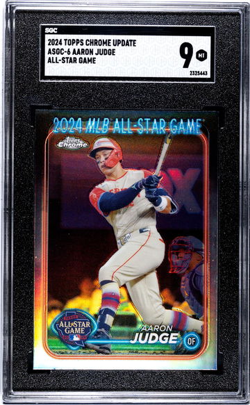 2024 Topps Chrome Update #ASGC-6 Aaron Judge ASG SGC 9