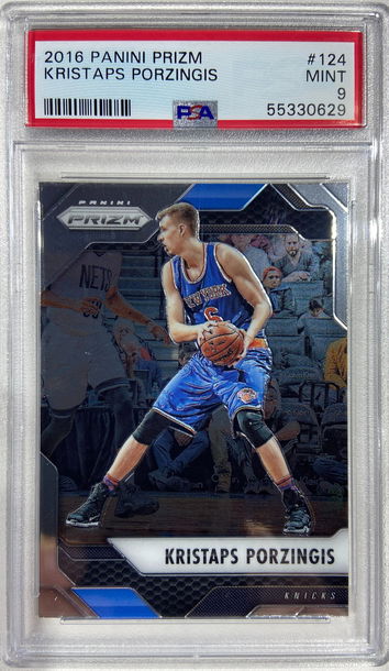 2016 Panini Prizm Kristaps Porzingis PSA 9 MINT