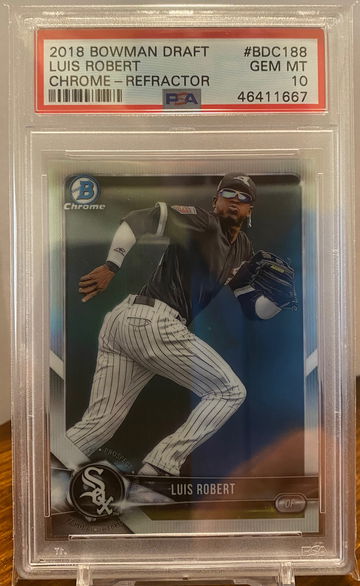 Luis Robert Bowman Chrome Refractor PSA 10