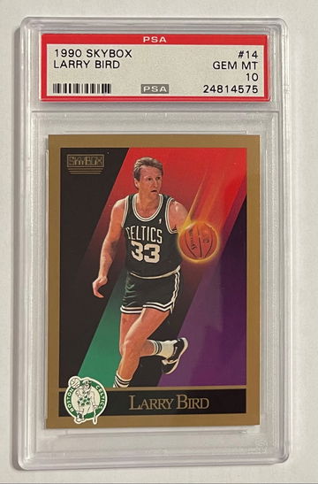 1990 Skybox Larry Bird Boston Celtics #14 PSA 10 Gem-Mint