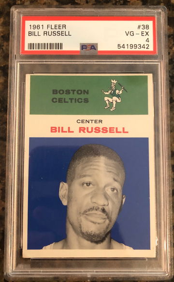1961 Fleer Bill Russell PSA 4