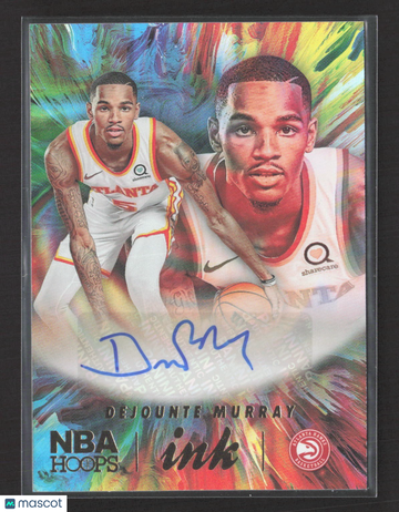 2022-23 Panini NBA Hoops Dejounte Murray #HI-DJM Insert 10 Panini Authentic