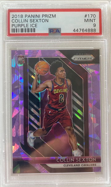 2018 Panini Prizm Collin Sexton Purple Ice /149 PSA 9! POP 10!!