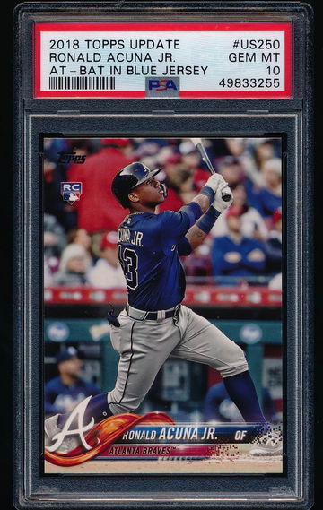 Ronald Acuna 2018 Topps Update RC PSA 10