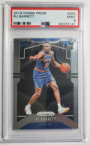 2019 Panini Prizm RJ Barrett Rookie PSA 9