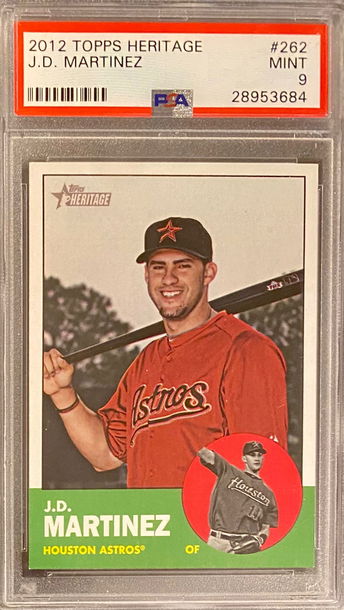 2012 Topps Heritage J.D. Martinez