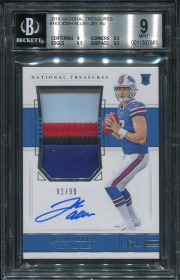Josh Allen NT RPA BGS 9