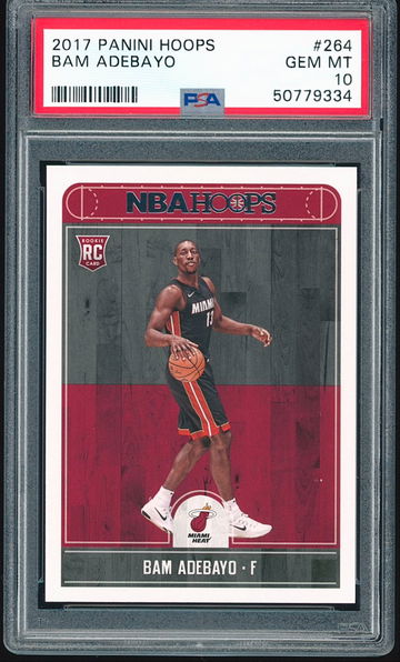 BAM ADEBAYO NBA HOOPS ROOKIE PSA 10