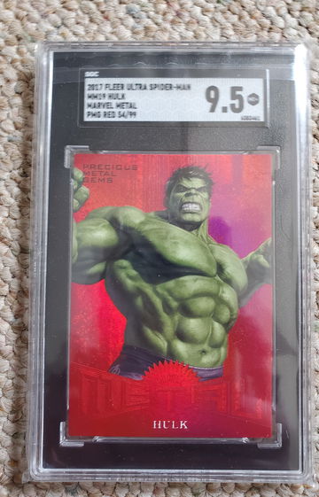 Sgc 9.5 2017 Pmg Red Hulk 54/99 marvel 
