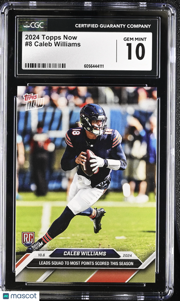 2024 Topps Now Caleb Williams #8 CGC 10