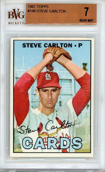 1967 TOPPS STEVE CARLTON BVG 7