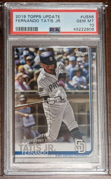 2019 Topps Update Fernando Tatis Jr. RC PSA 10