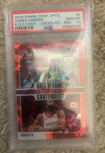 2018 optic contenders James harden HOF contenders 