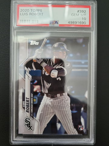 Luis Robert white Sox 2020 topps series 1 psa 10 392
