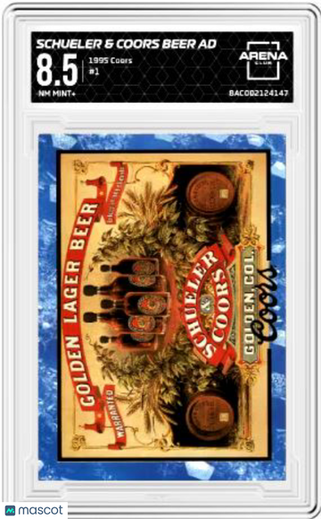 1995 Coors Schueler & Coors Beer Ad #1 Arena Club 8.5