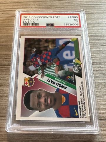 2019-20 Colecciones Este Ansu Fati #13BIS La Liga PSA 5 EX