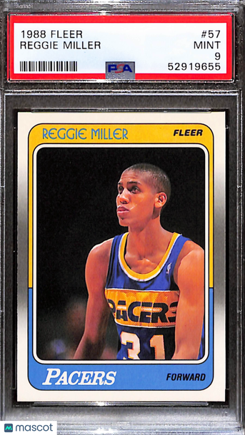 1988 Fleer Reggie Miller #57 PSA 9