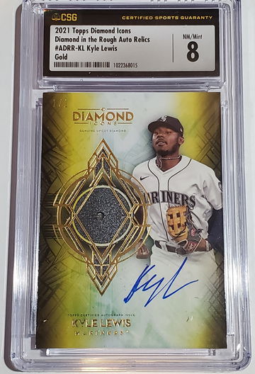2021 Topps Diamon Icons Diamond in the Rough Kyle Lewis 1/1