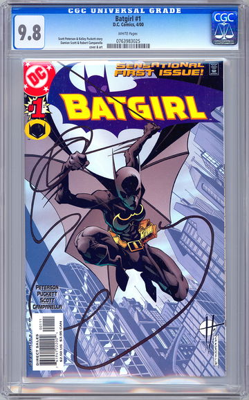 BATGIRL #1 CGC 9.8 PETERSON & PUCKETT STORY CAMPANELLA & SCOTT ART 1ST PTG 2000