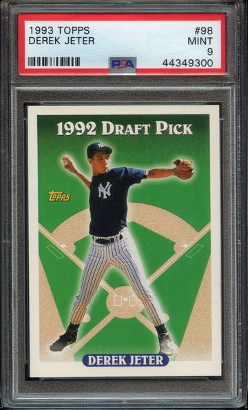 1993 Topps DEREK JETER Rookie 9