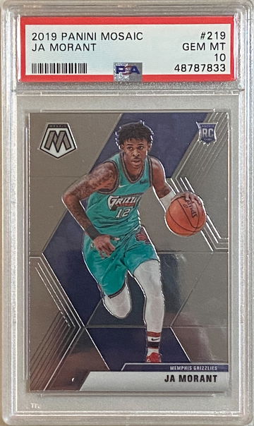 2019 Mosaic Ja Morant PSA 10 
