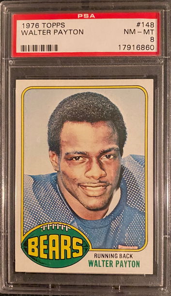 1976 Topps #148 Walter Payton PSA 8 RC 