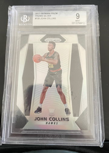 2017 Prizm John Collins Silver Prizm BGS 9
