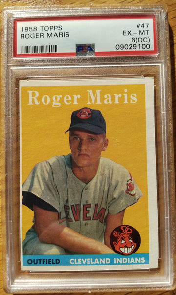 1958 Topps Roger Maris PSA 6 (OC)
