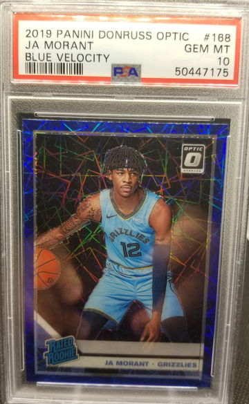 Ja Morant Optic Blue Velocity PSA 10