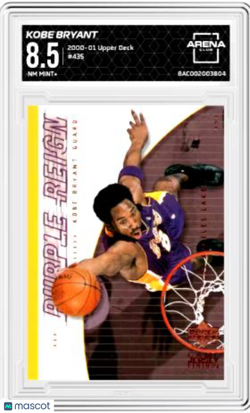 2000-01 Upper Deck Kobe Bryant #435 Arena Club 8.5