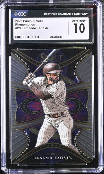 2022 PANINI FERNANDO TATIS JR. #P3 CGC 10
