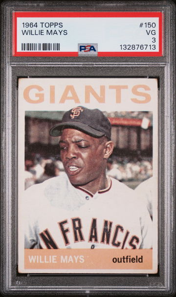 1964 Topps Willie Mays #150 PSA 3