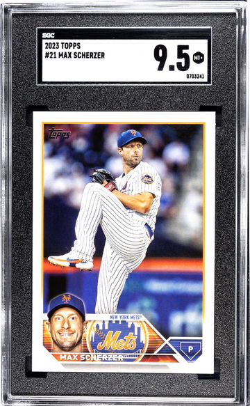 2023 Topps #21 Max Scherzer SGC 9.5