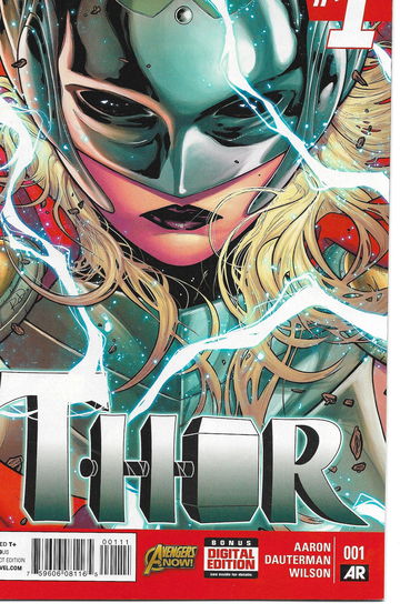 Thor #1 (2014) 1st Cover Appearance of Jane Foster as Thor